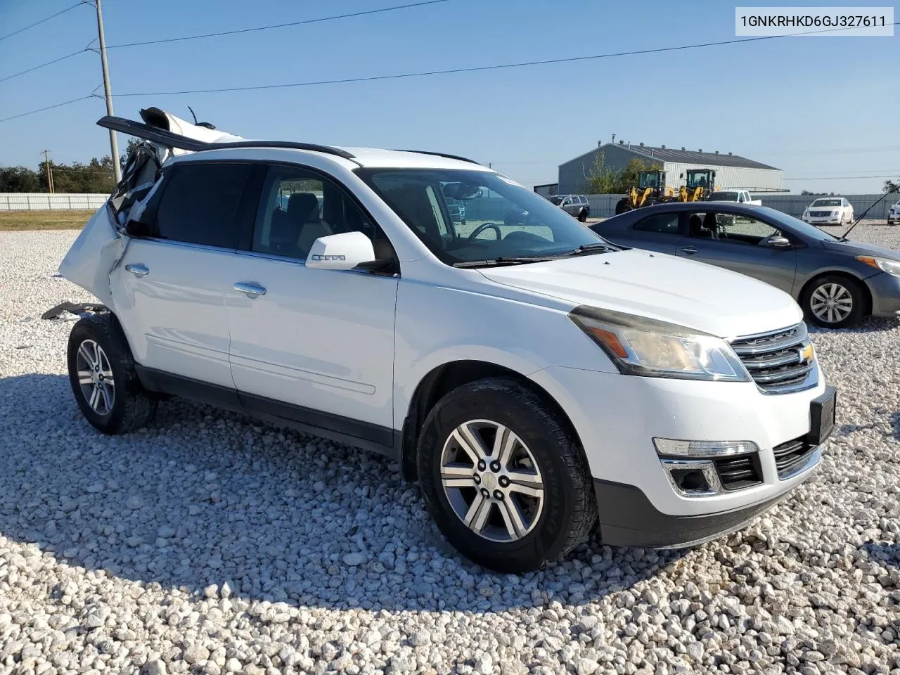 2016 Chevrolet Traverse Lt VIN: 1GNKRHKD6GJ327611 Lot: 80282004