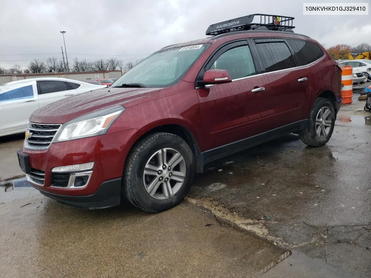 2016 Chevrolet Traverse Lt VIN: 1GNKVHKD1GJ329410 Lot: 81018554