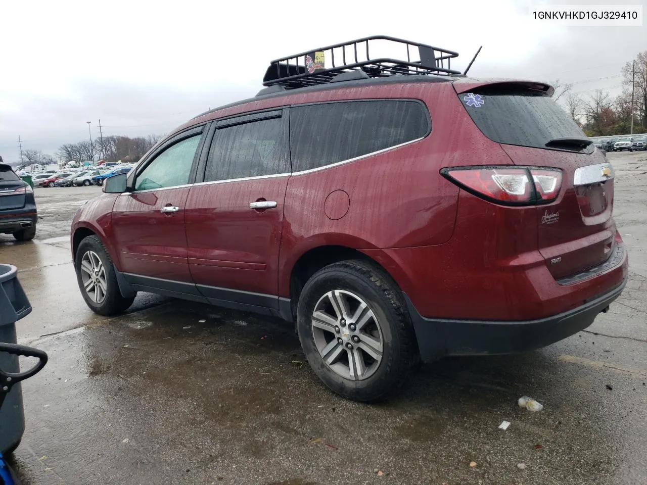 2016 Chevrolet Traverse Lt VIN: 1GNKVHKD1GJ329410 Lot: 81018554