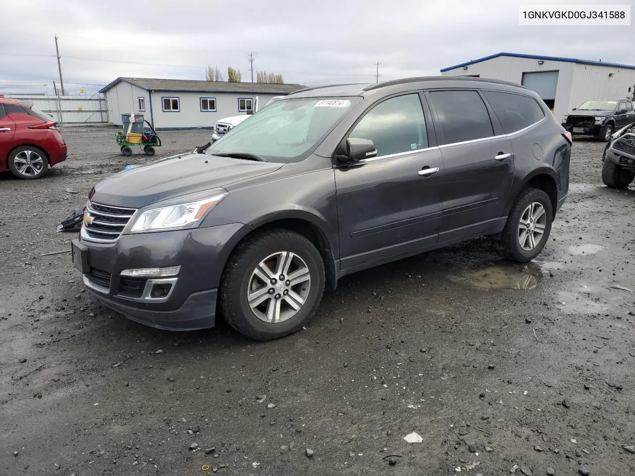 2016 Chevrolet Traverse Lt VIN: 1GNKVGKD0GJ341588 Lot: 81140814