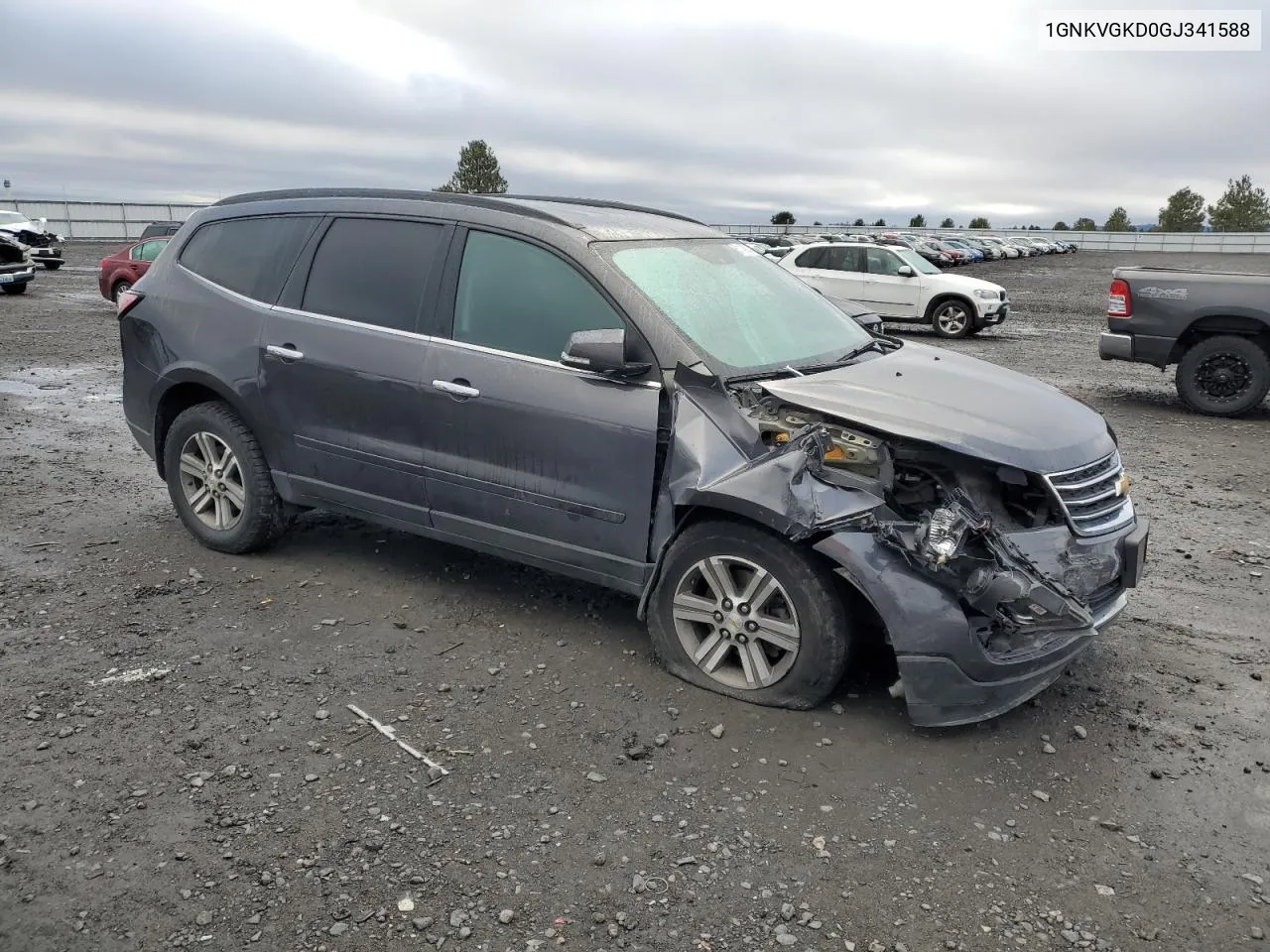 2016 Chevrolet Traverse Lt VIN: 1GNKVGKD0GJ341588 Lot: 81140814