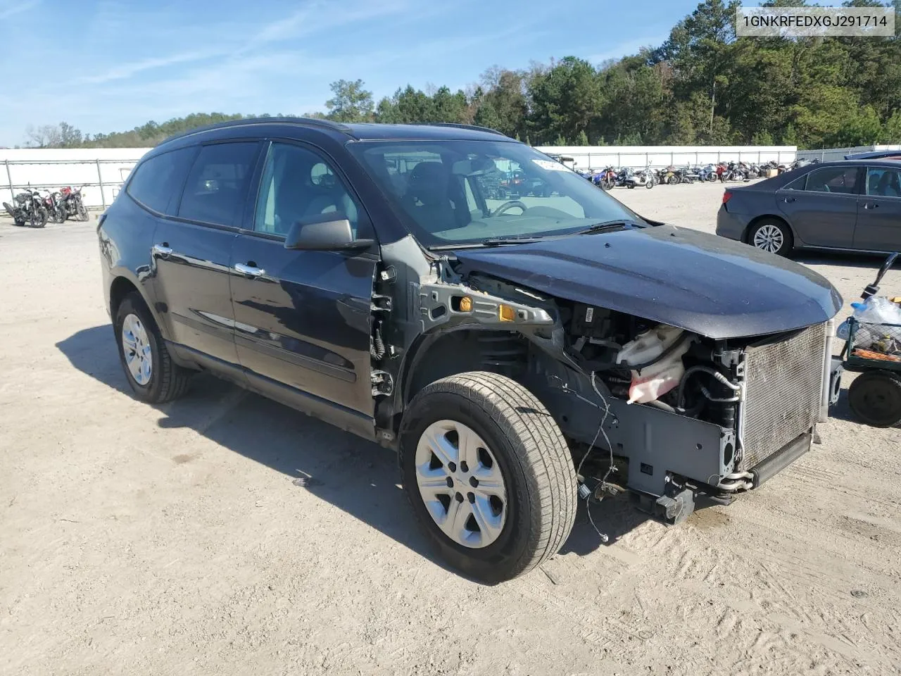 2016 Chevrolet Traverse Ls VIN: 1GNKRFEDXGJ291714 Lot: 81145124