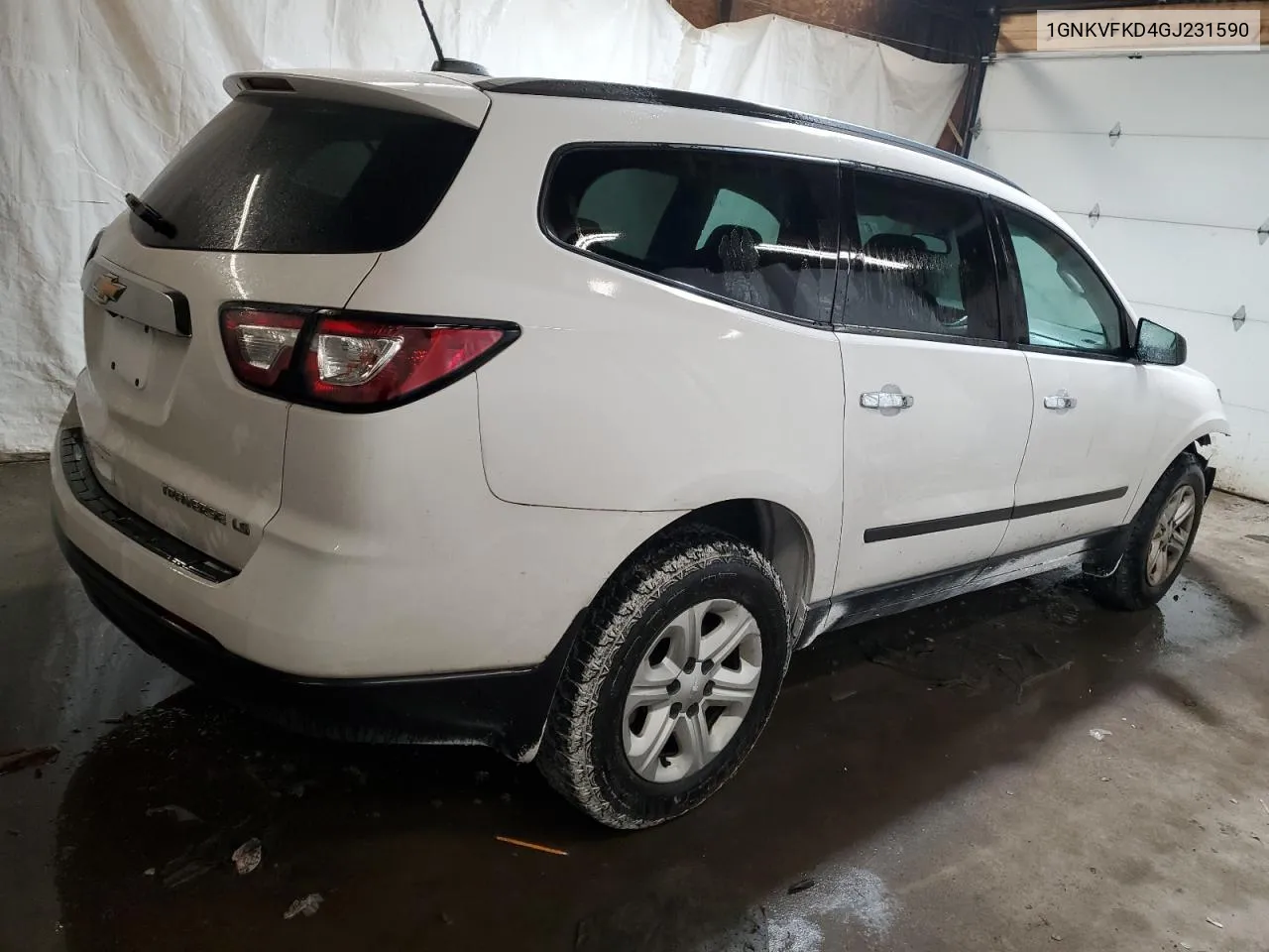 2016 Chevrolet Traverse Ls VIN: 1GNKVFKD4GJ231590 Lot: 81183244