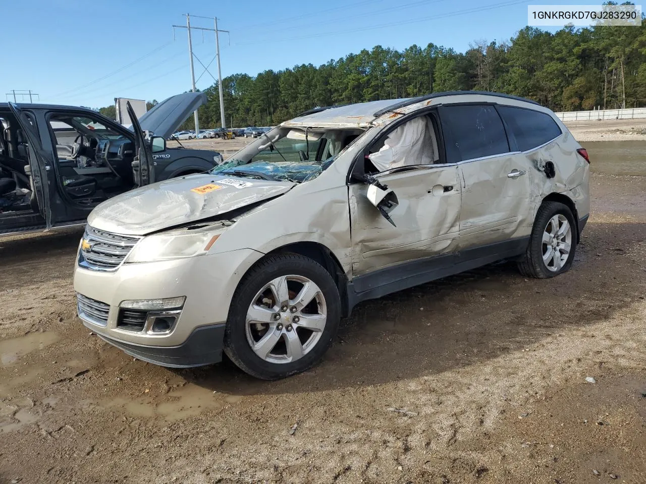 2016 Chevrolet Traverse Lt VIN: 1GNKRGKD7GJ283290 Lot: 81530174