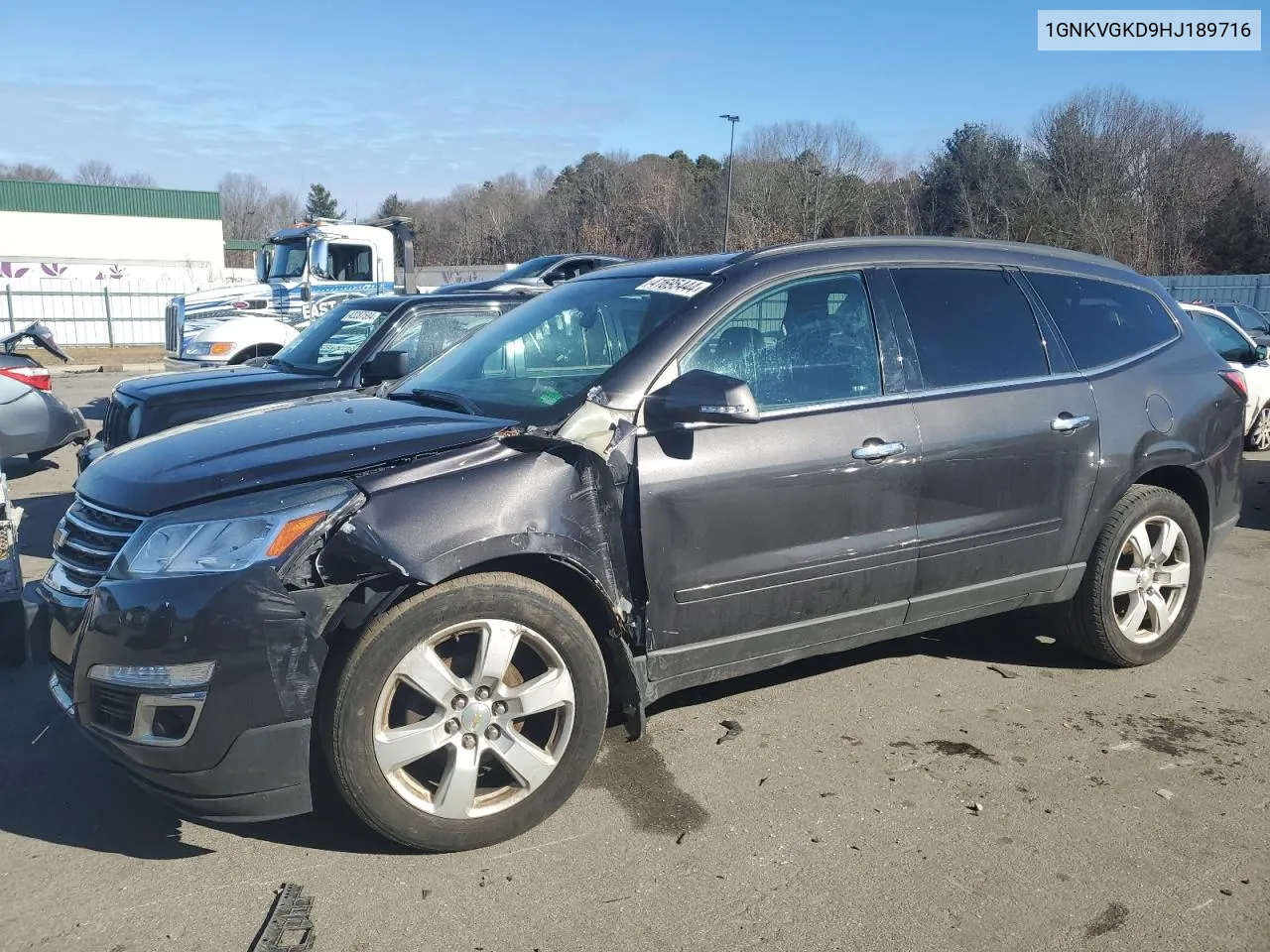 2017 Chevrolet Traverse Lt VIN: 1GNKVGKD9HJ189716 Lot: 41695444