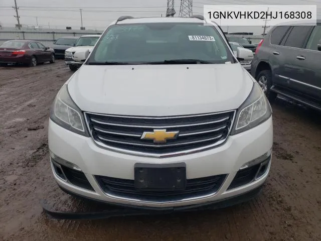 1GNKVHKD2HJ168308 2017 Chevrolet Traverse Lt