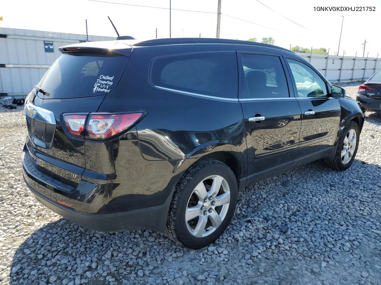 2017 Chevrolet Traverse Lt VIN: 1GNKVGKDXHJ221752 Lot: 51251944