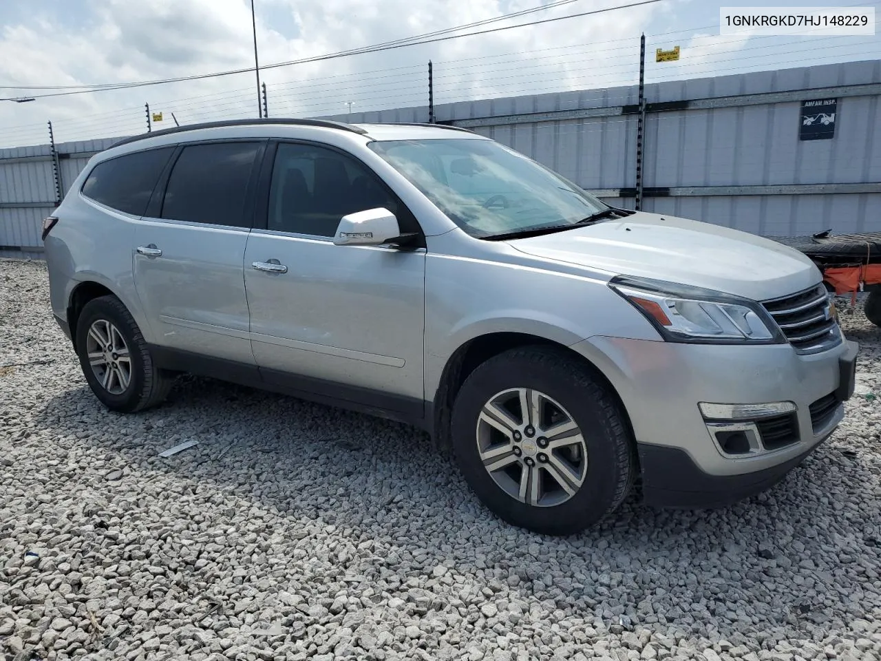 2017 Chevrolet Traverse Lt VIN: 1GNKRGKD7HJ148229 Lot: 51268134