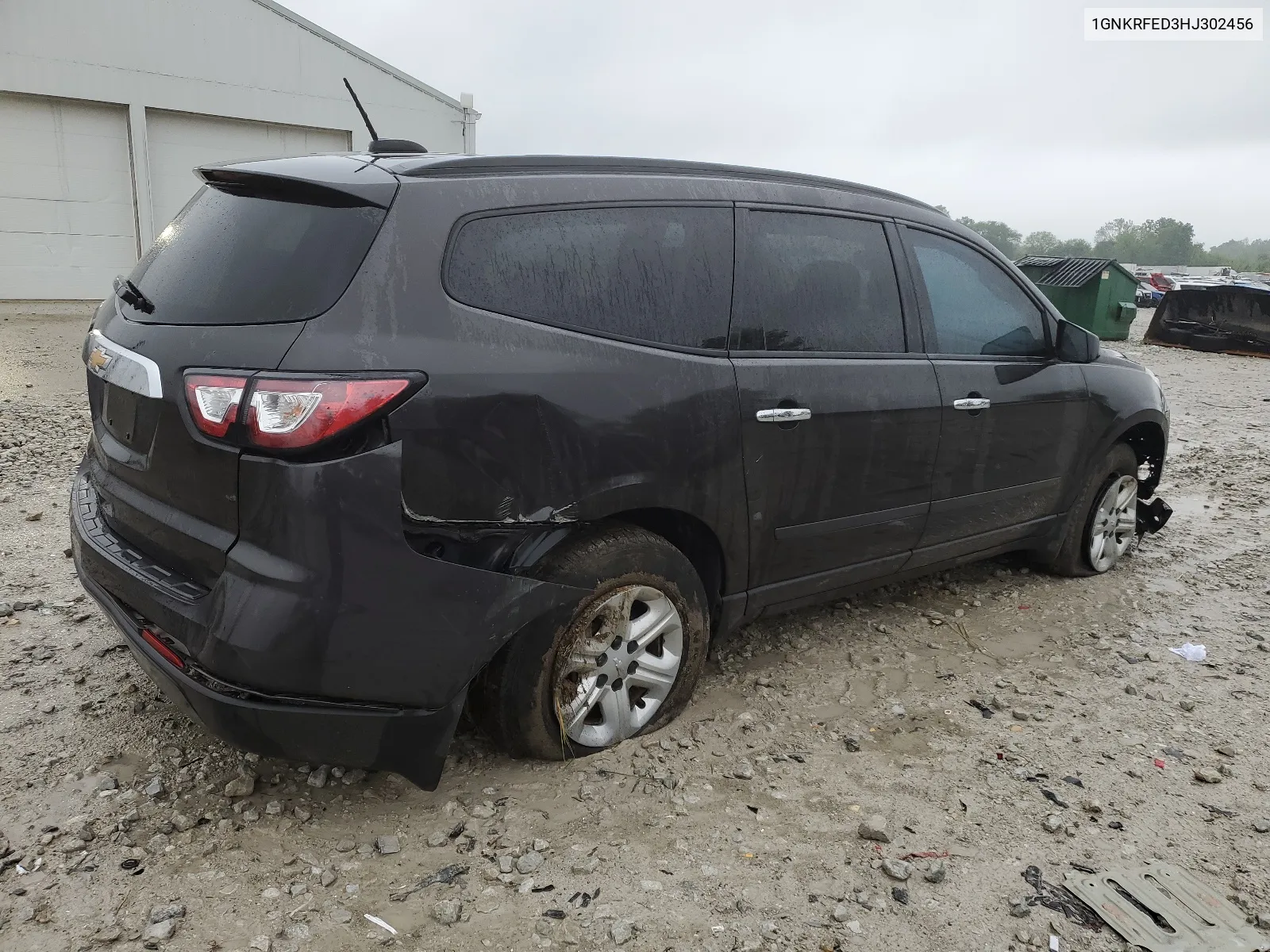 2017 Chevrolet Traverse Ls VIN: 1GNKRFED3HJ302456 Lot: 54824014