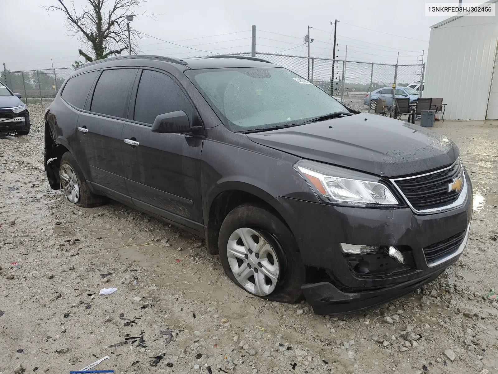 2017 Chevrolet Traverse Ls VIN: 1GNKRFED3HJ302456 Lot: 54824014