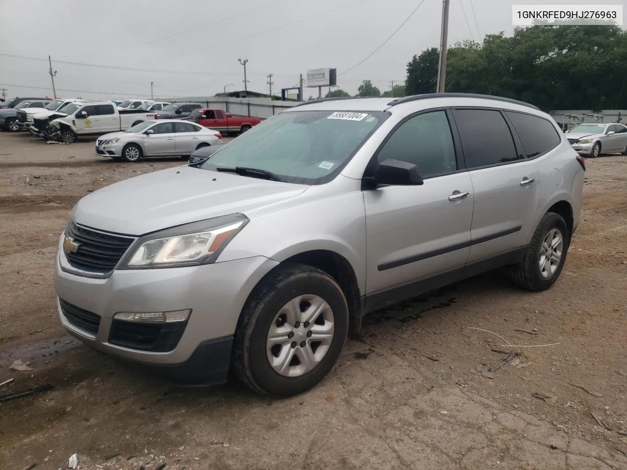 2017 Chevrolet Traverse Ls VIN: 1GNKRFED9HJ276963 Lot: 55681004