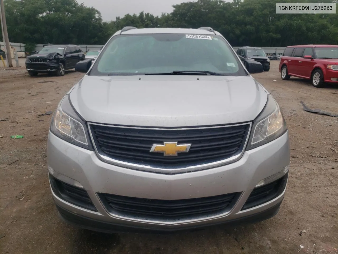 2017 Chevrolet Traverse Ls VIN: 1GNKRFED9HJ276963 Lot: 55681004