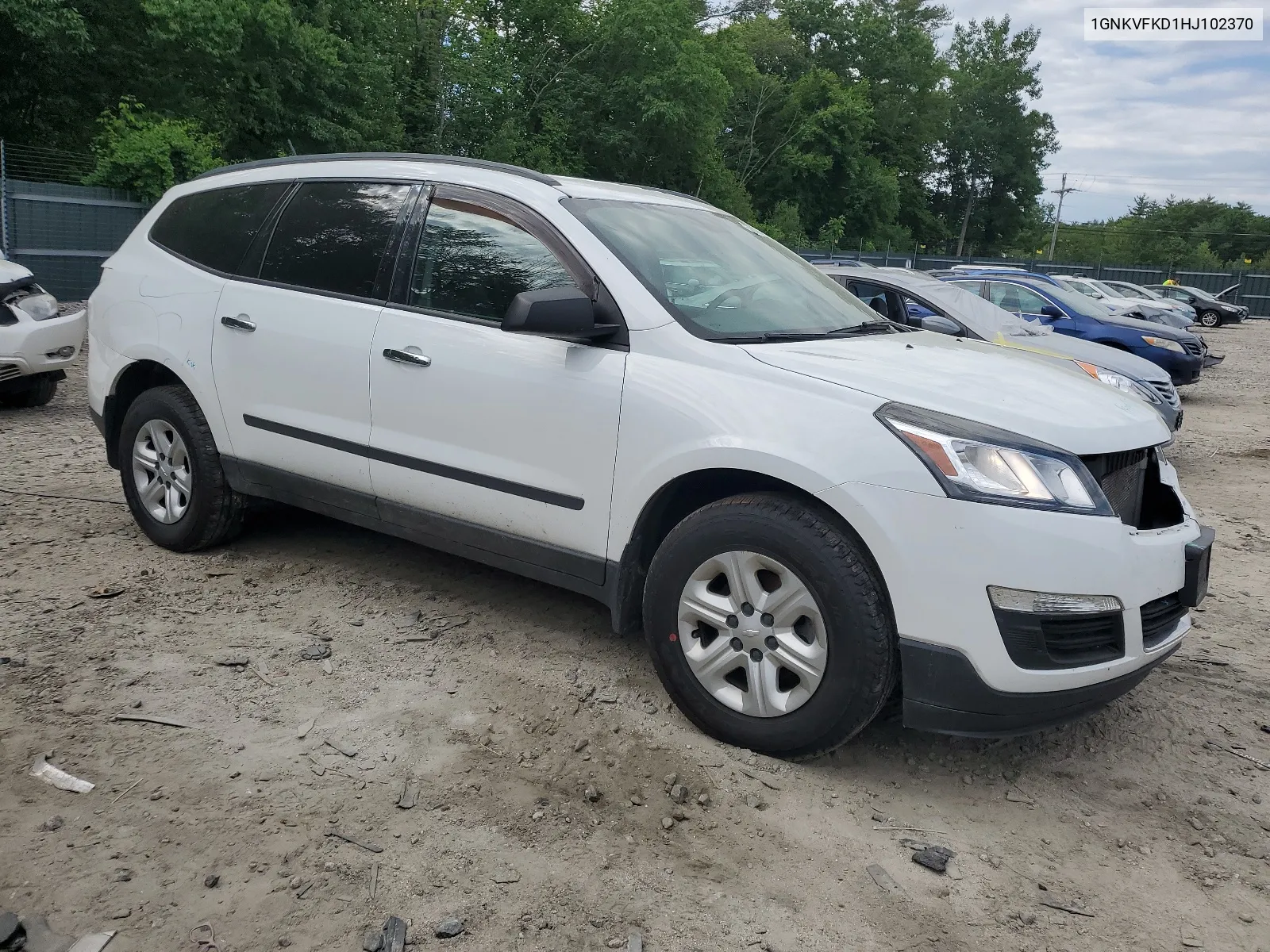 2017 Chevrolet Traverse Ls VIN: 1GNKVFKD1HJ102370 Lot: 57610744