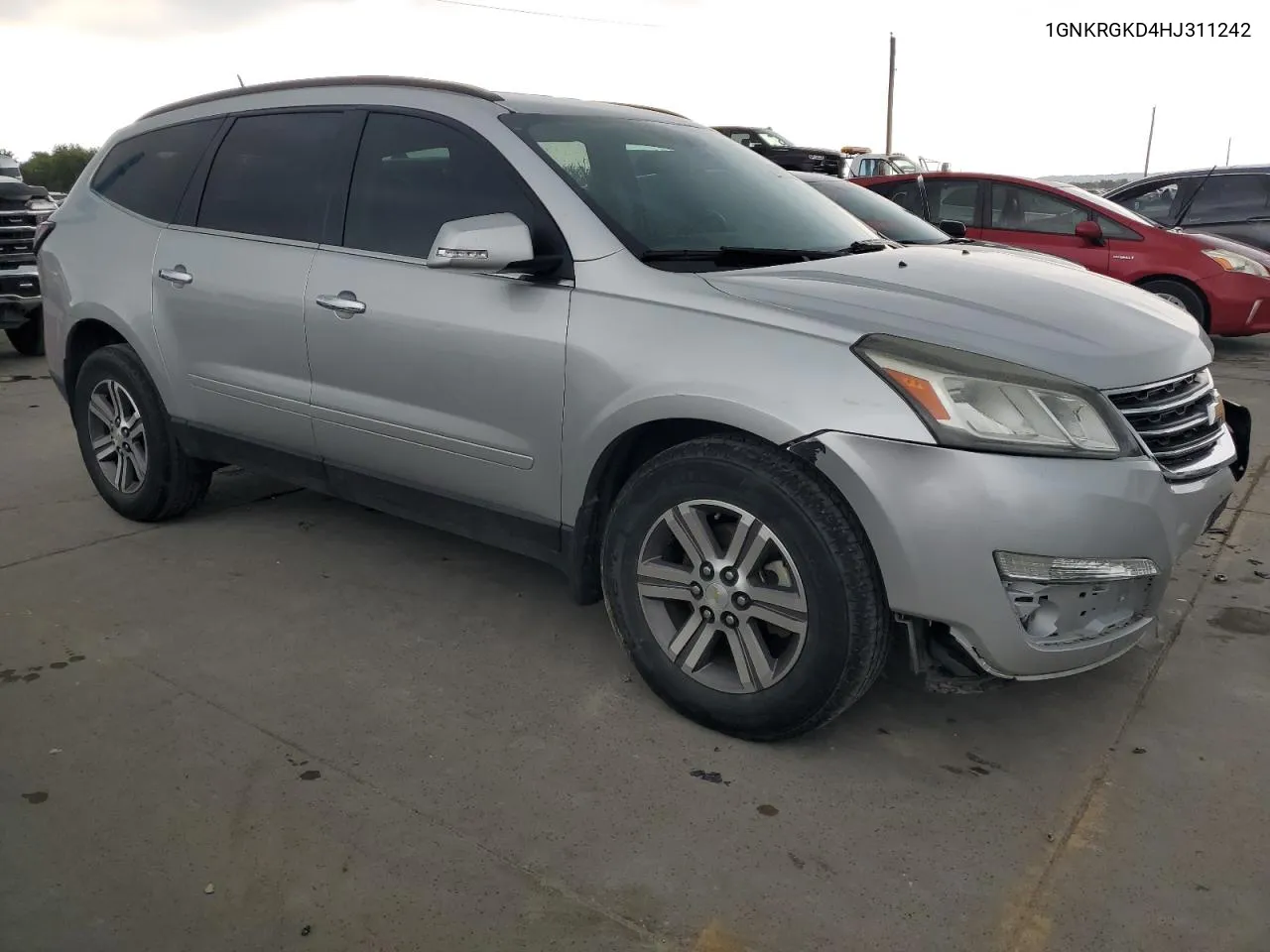 2017 Chevrolet Traverse Lt VIN: 1GNKRGKD4HJ311242 Lot: 58320064