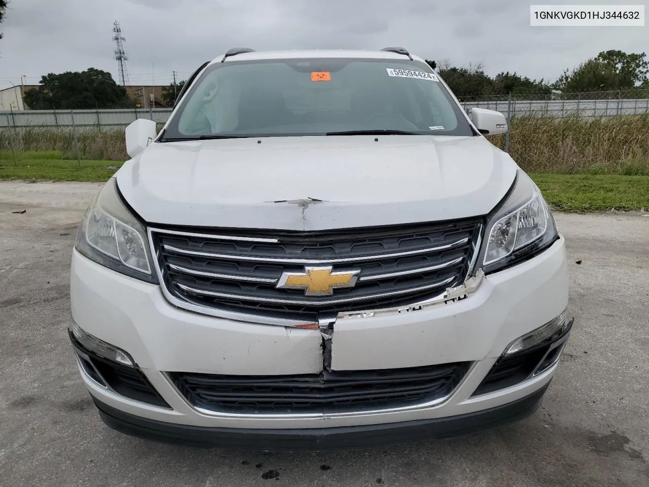 2017 Chevrolet Traverse Lt VIN: 1GNKVGKD1HJ344632 Lot: 59594424