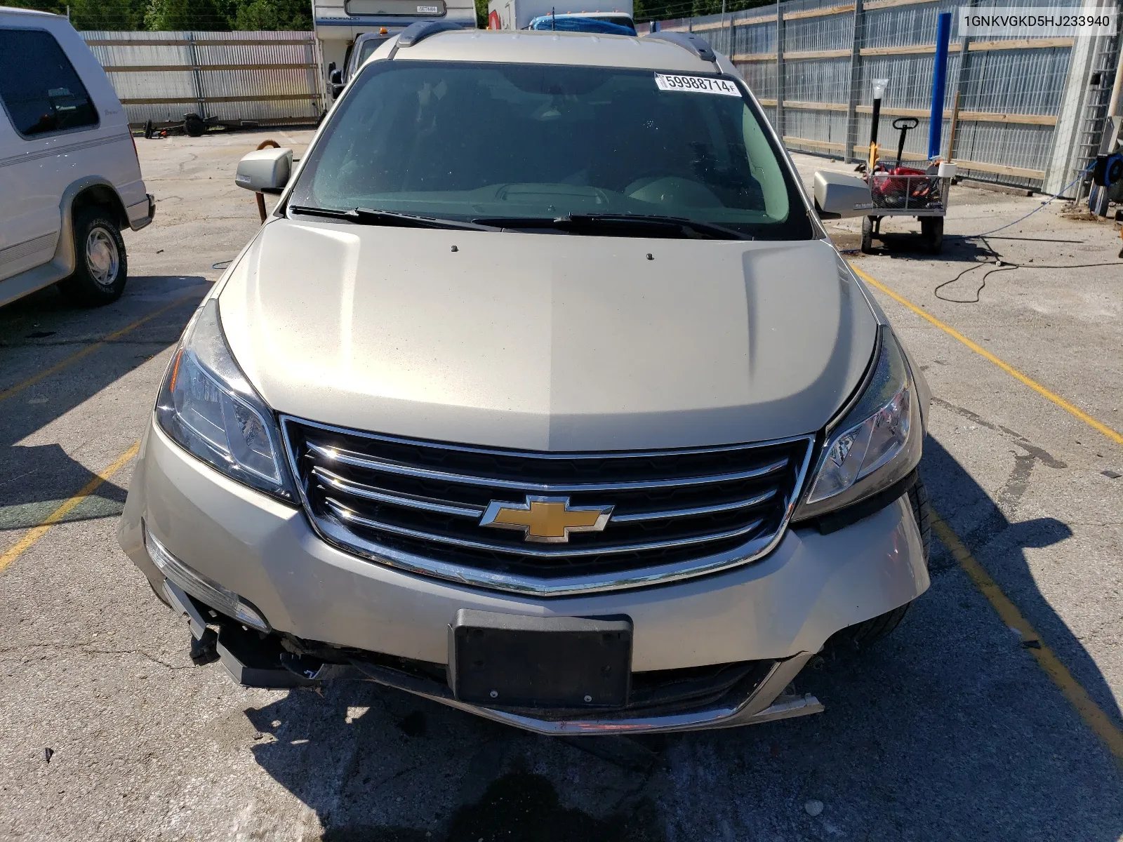 2017 Chevrolet Traverse Lt VIN: 1GNKVGKD5HJ233940 Lot: 59988714