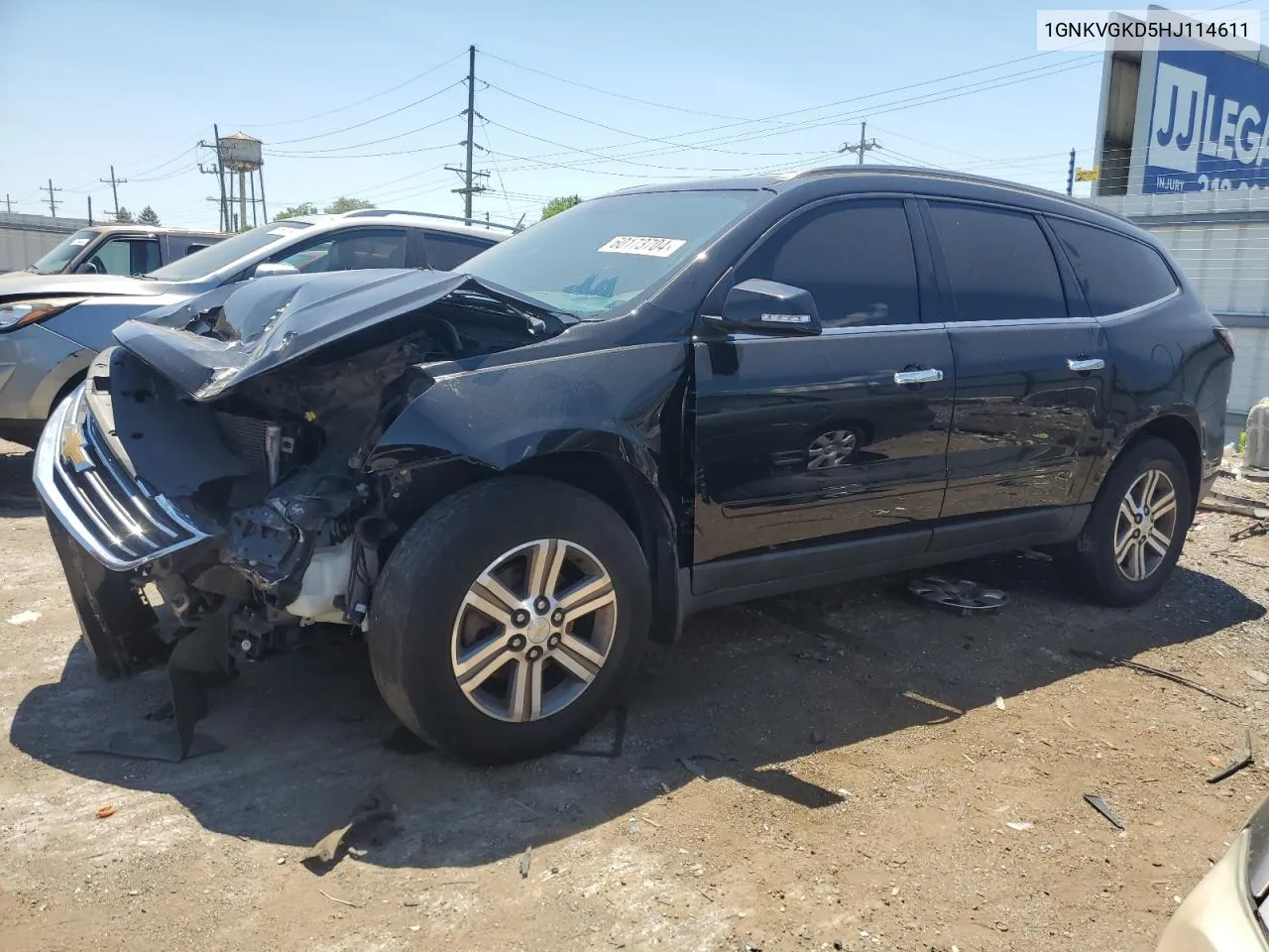 2017 Chevrolet Traverse Lt VIN: 1GNKVGKD5HJ114611 Lot: 60173704