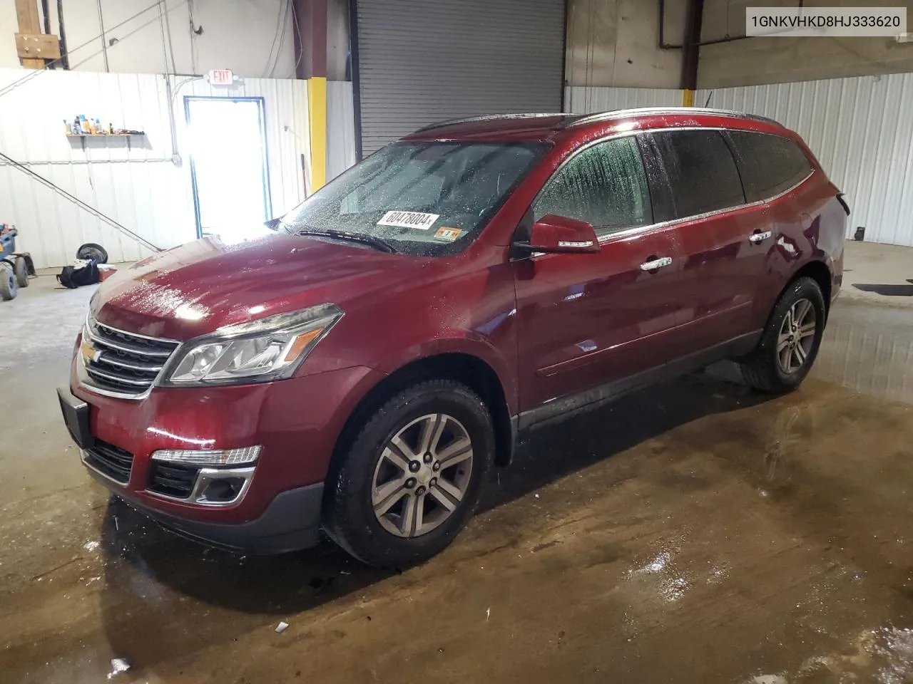 2017 Chevrolet Traverse Lt VIN: 1GNKVHKD8HJ333620 Lot: 60478004