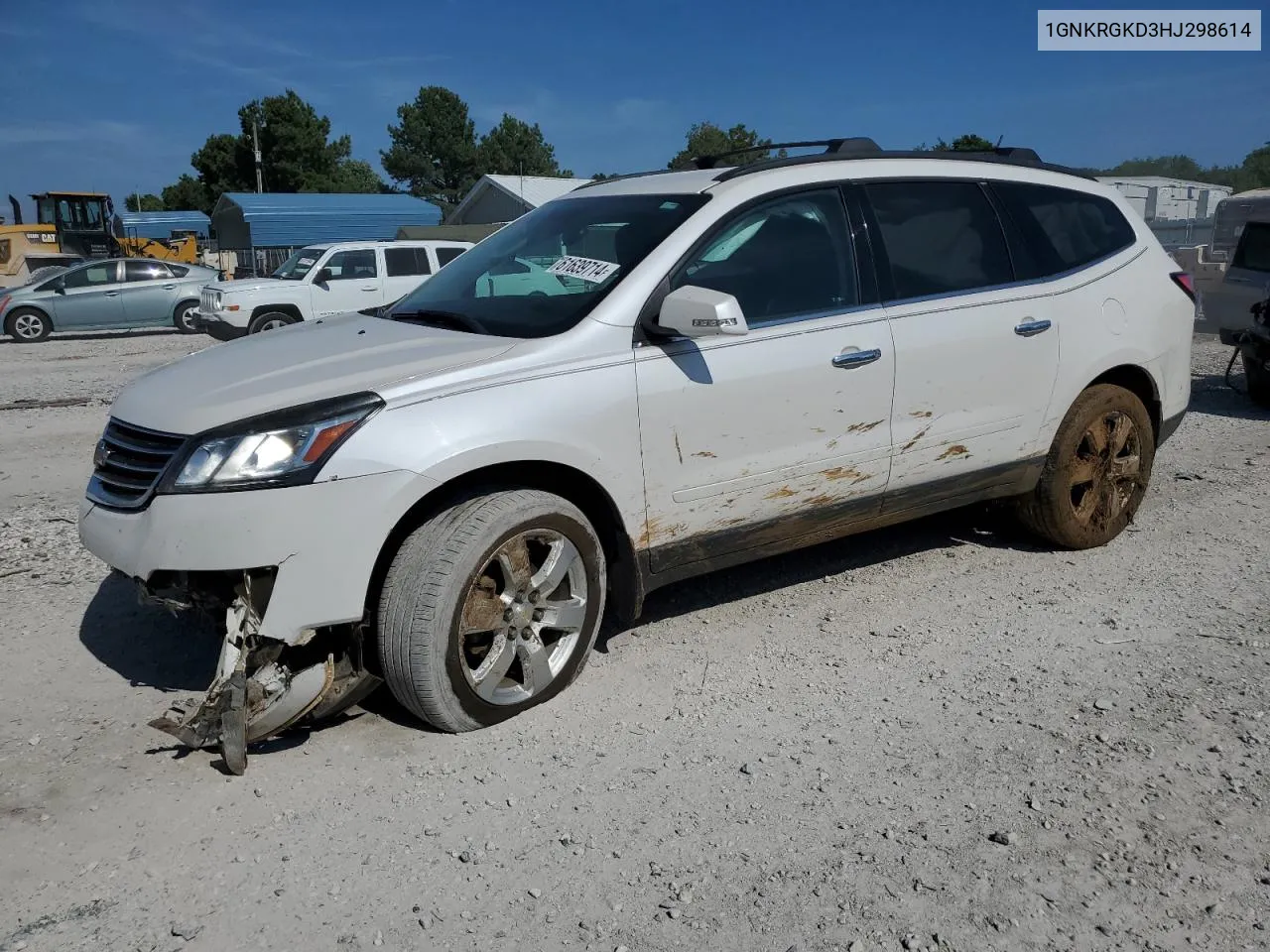 1GNKRGKD3HJ298614 2017 Chevrolet Traverse Lt