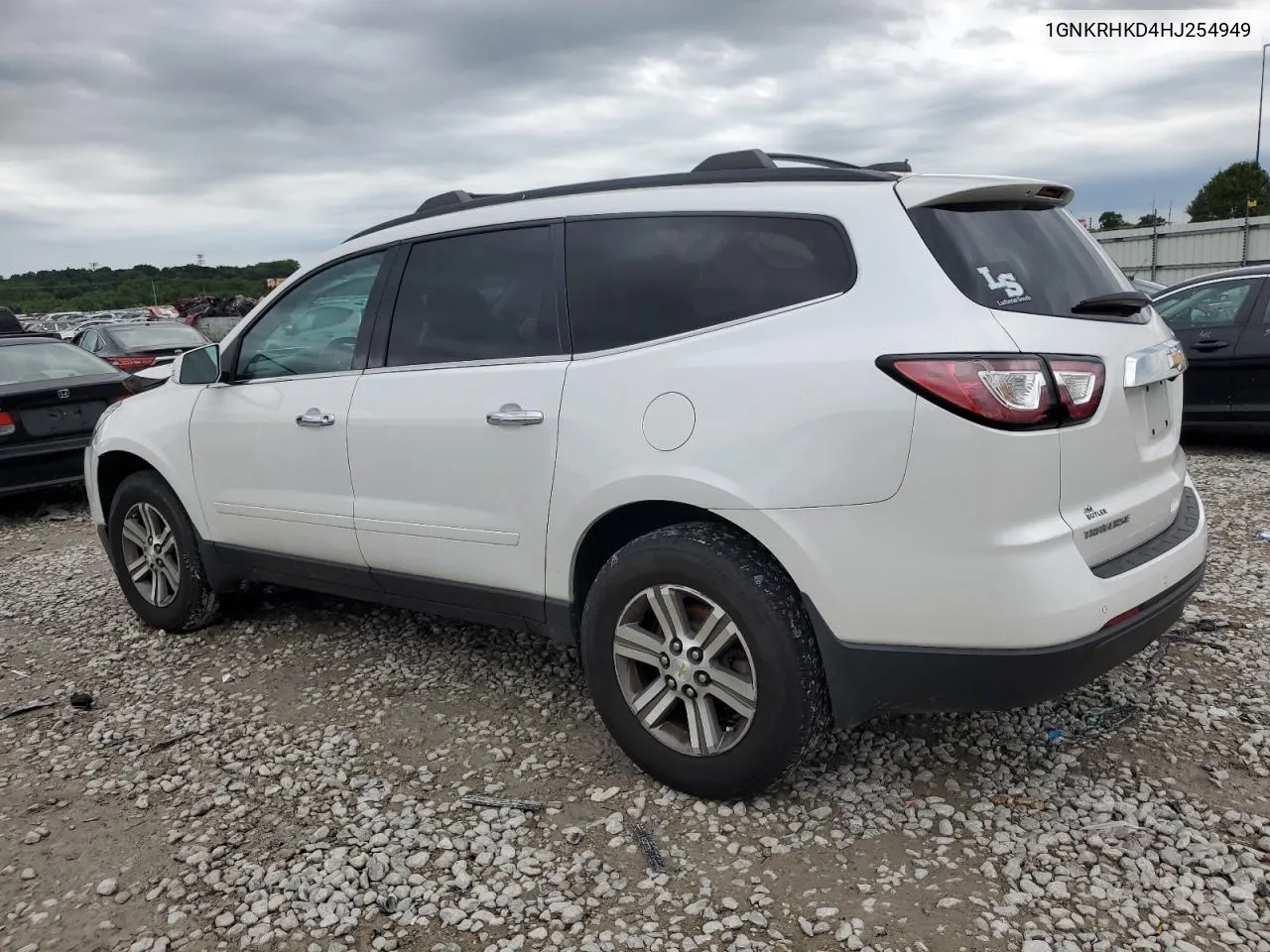 2017 Chevrolet Traverse Lt VIN: 1GNKRHKD4HJ254949 Lot: 61650434