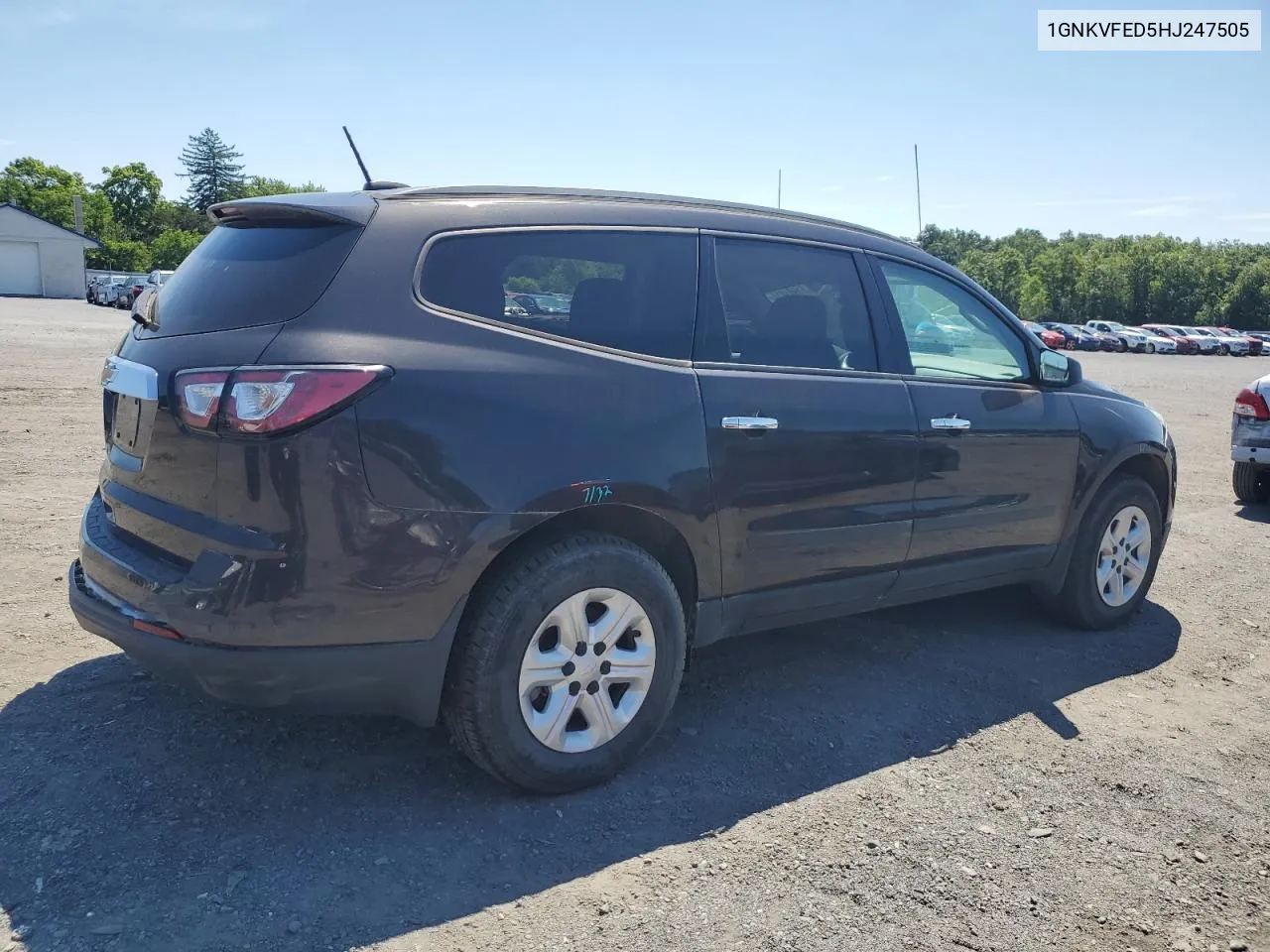 2017 Chevrolet Traverse Ls VIN: 1GNKVFED5HJ247505 Lot: 61901414