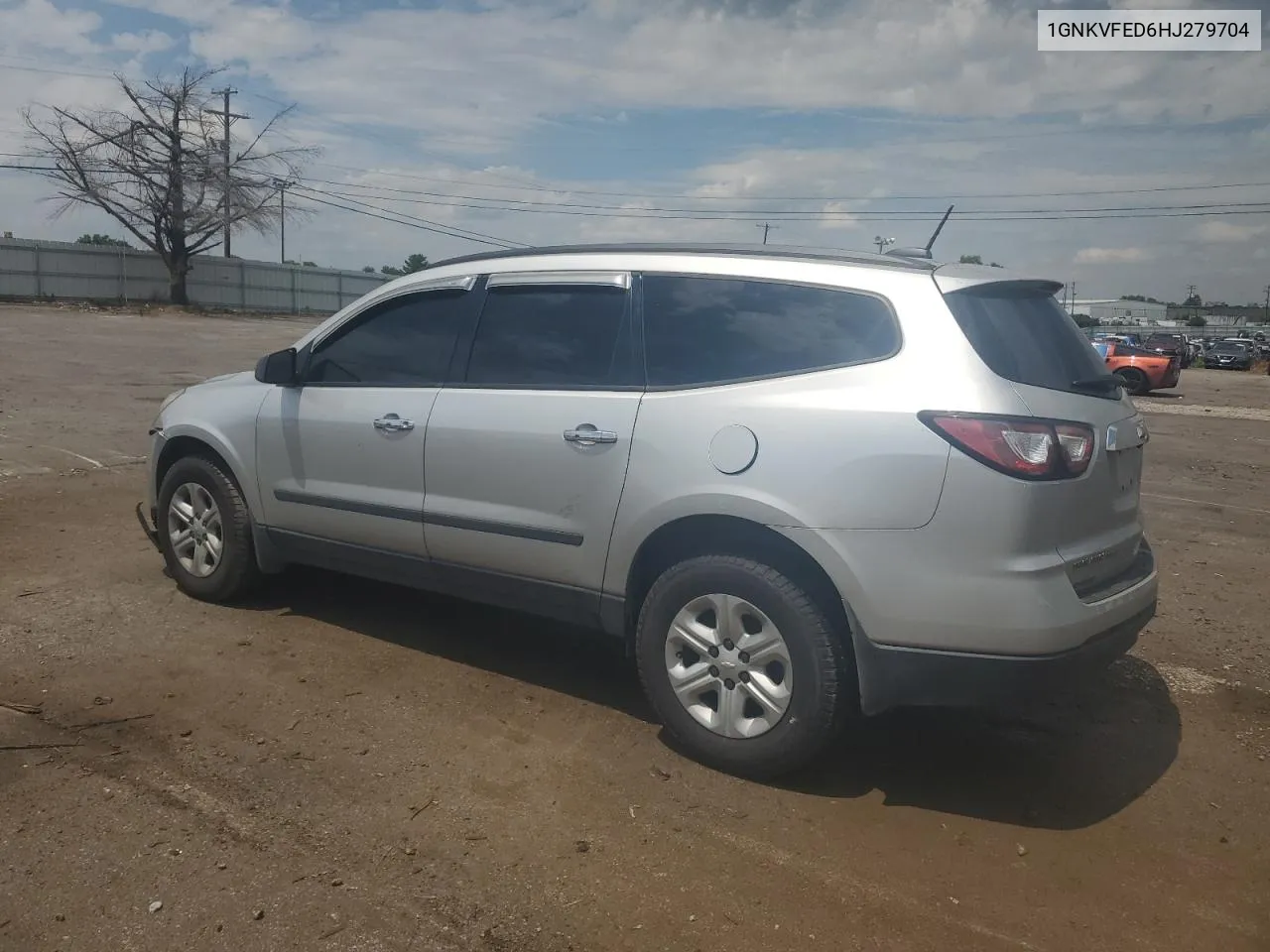 2017 Chevrolet Traverse Ls VIN: 1GNKVFED6HJ279704 Lot: 62437384