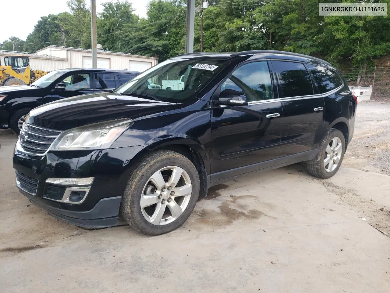 2017 Chevrolet Traverse Lt VIN: 1GNKRGKD4HJ151685 Lot: 62734104