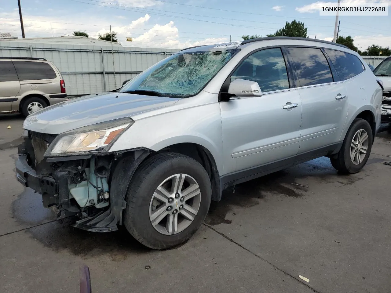 2017 Chevrolet Traverse Lt VIN: 1GNKRGKD1HJ272688 Lot: 63048074