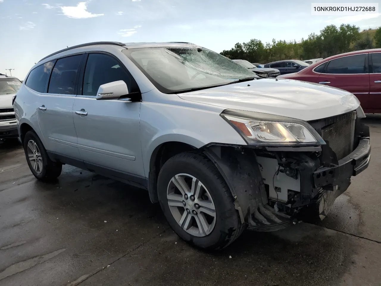 2017 Chevrolet Traverse Lt VIN: 1GNKRGKD1HJ272688 Lot: 63048074