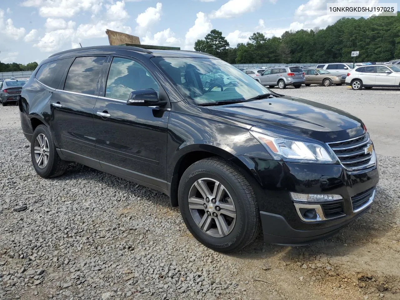 2017 Chevrolet Traverse Lt VIN: 1GNKRGKD5HJ197025 Lot: 63110854