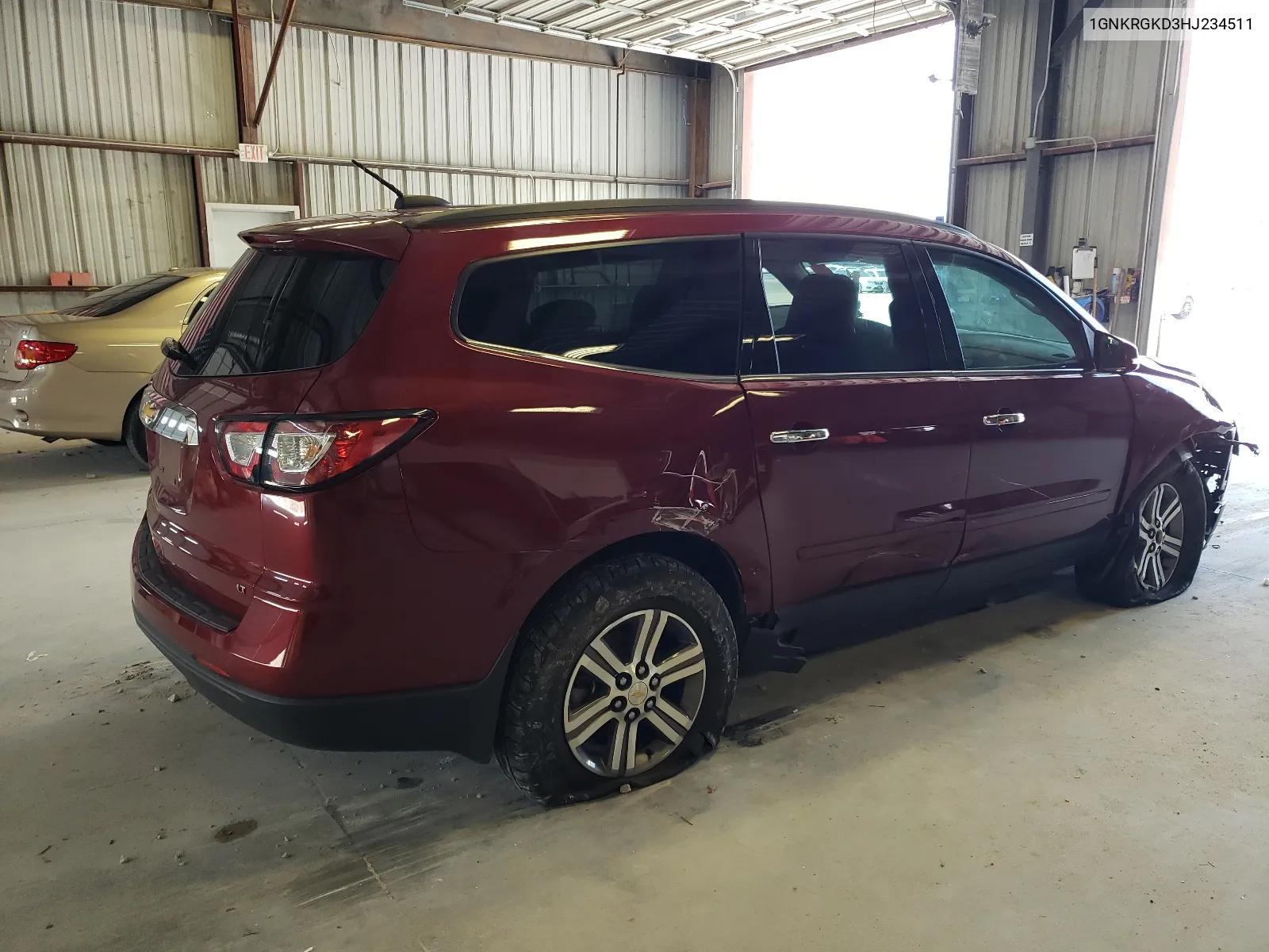 2017 Chevrolet Traverse Lt VIN: 1GNKRGKD3HJ234511 Lot: 64045144