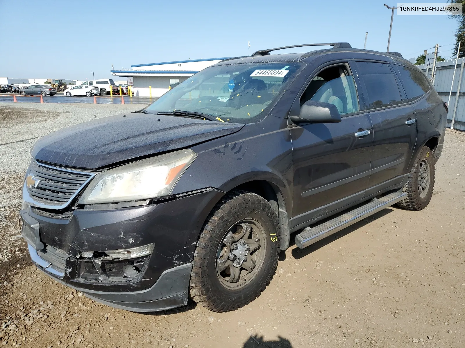 2017 Chevrolet Traverse Ls VIN: 1GNKRFED4HJ297865 Lot: 64465594