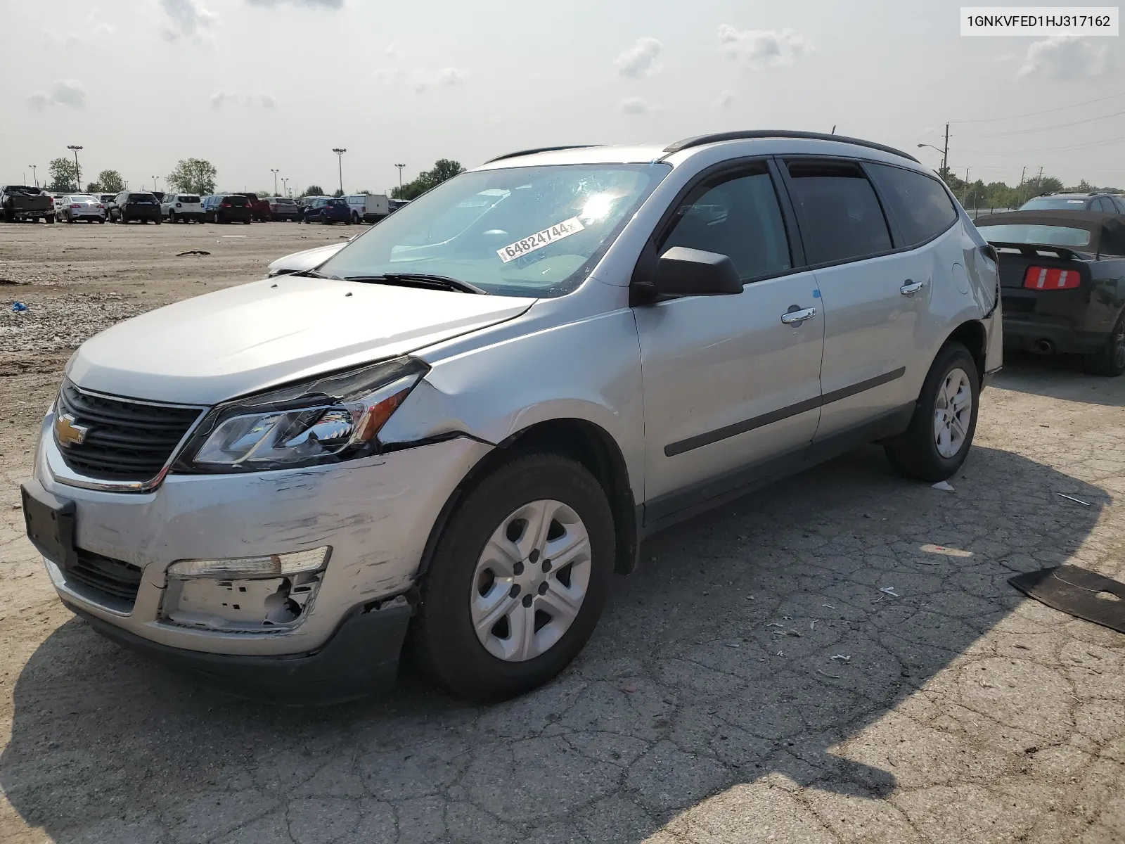 2017 Chevrolet Traverse Ls VIN: 1GNKVFED1HJ317162 Lot: 64824744