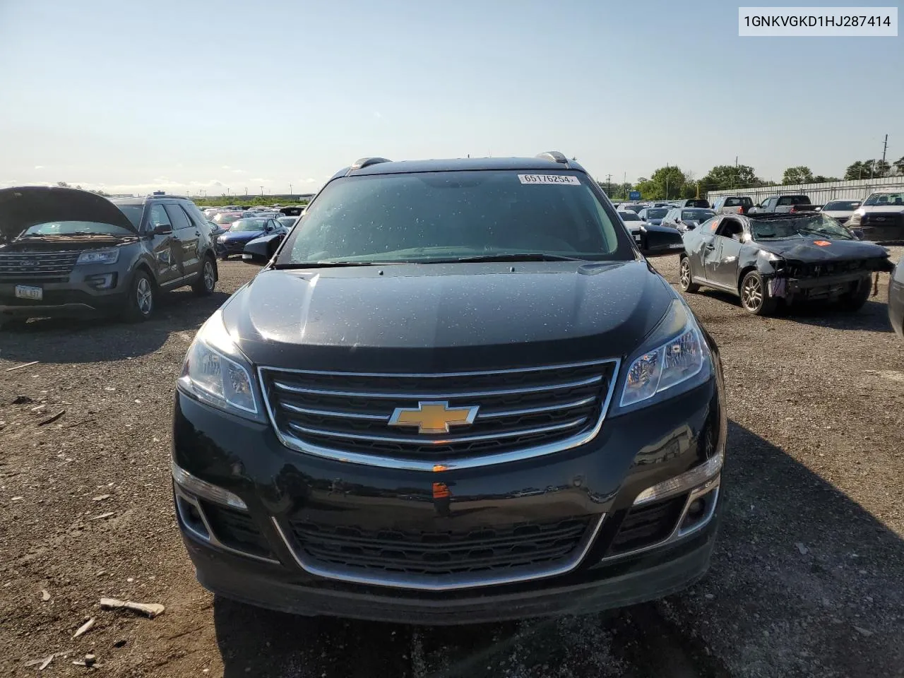 2017 Chevrolet Traverse Lt VIN: 1GNKVGKD1HJ287414 Lot: 65176254