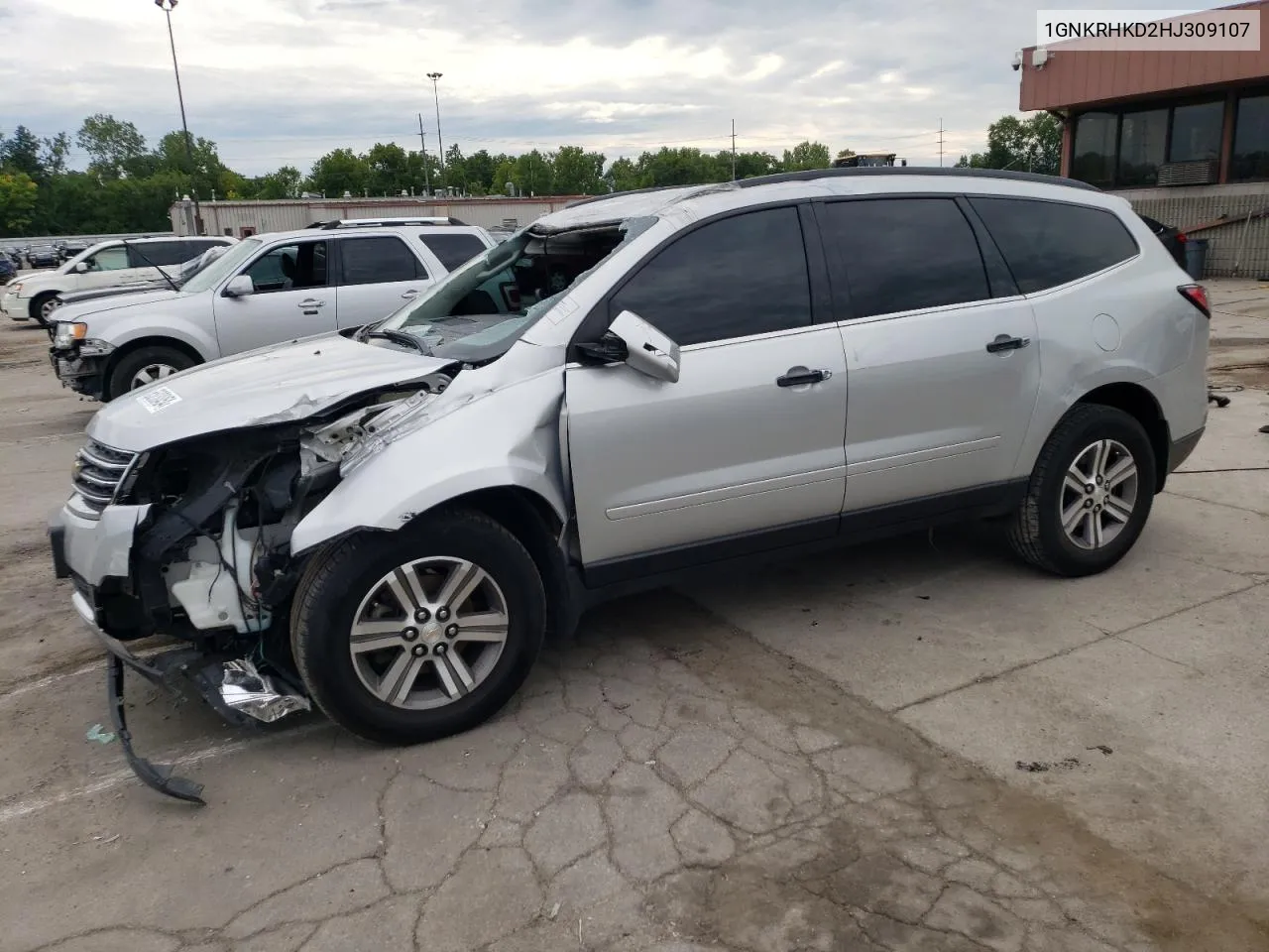 2017 Chevrolet Traverse Lt VIN: 1GNKRHKD2HJ309107 Lot: 65230454