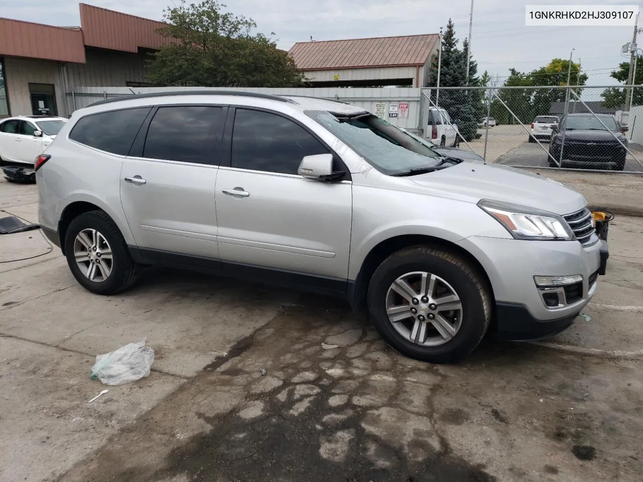 1GNKRHKD2HJ309107 2017 Chevrolet Traverse Lt