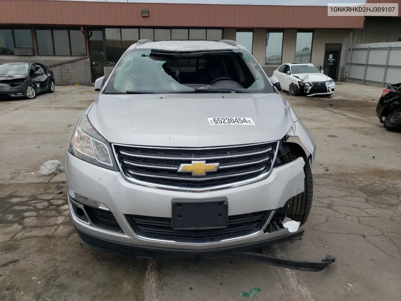 2017 Chevrolet Traverse Lt VIN: 1GNKRHKD2HJ309107 Lot: 65230454