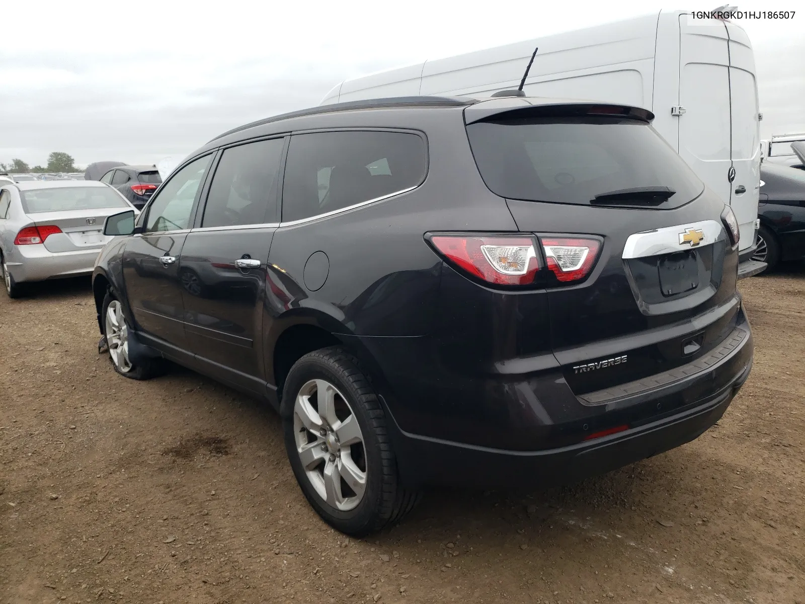 1GNKRGKD1HJ186507 2017 Chevrolet Traverse Lt