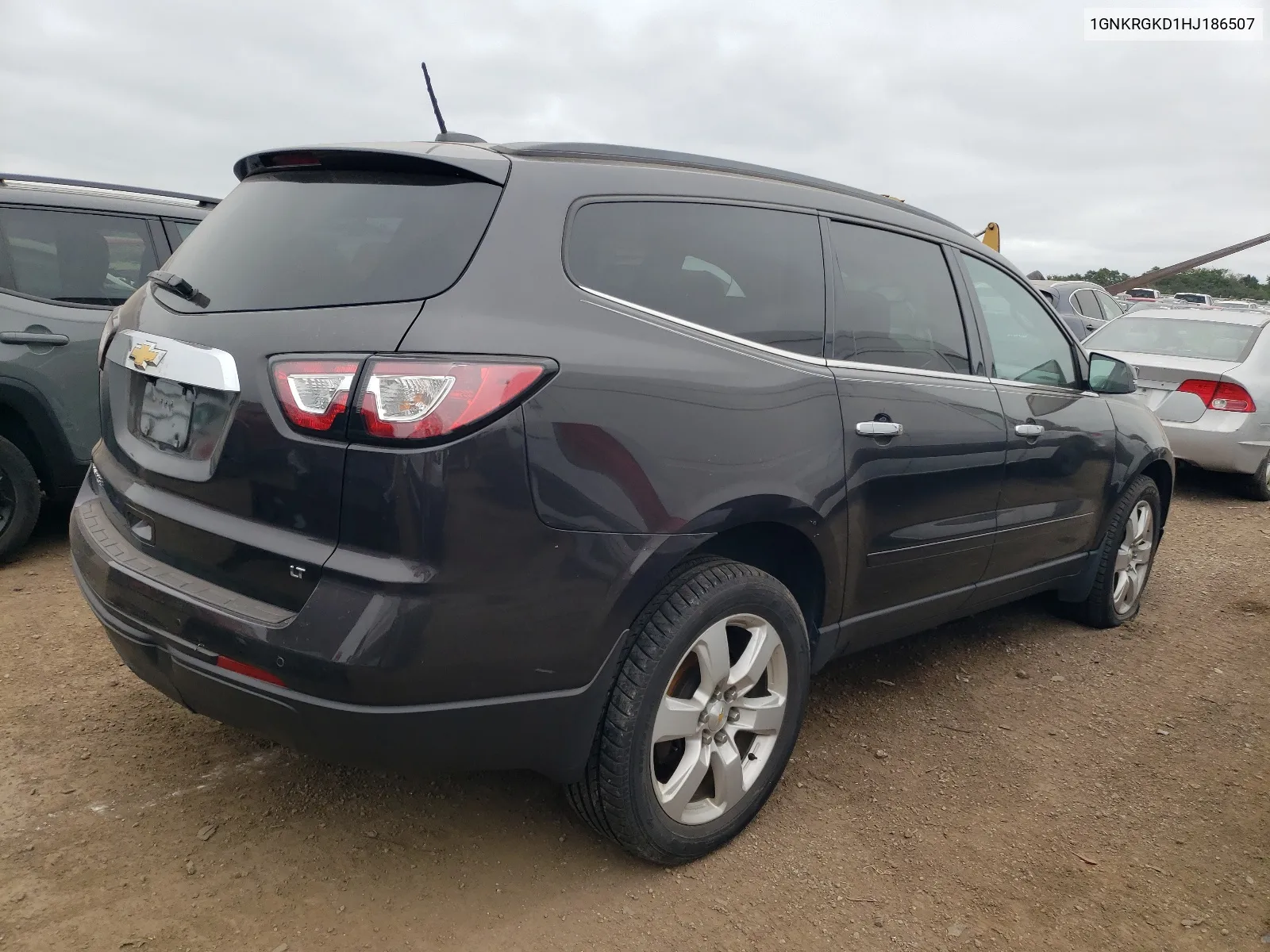 2017 Chevrolet Traverse Lt VIN: 1GNKRGKD1HJ186507 Lot: 65240414