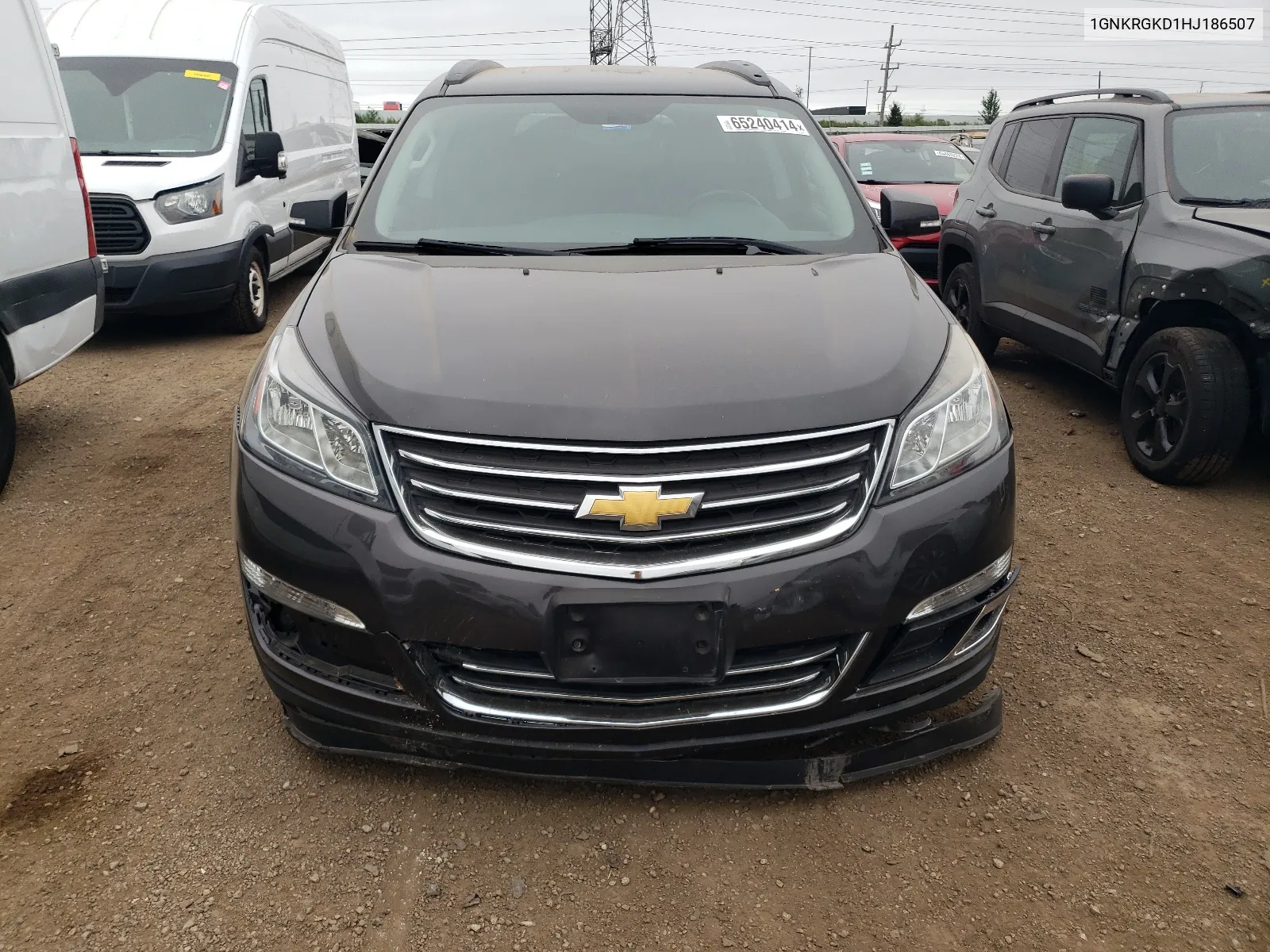 1GNKRGKD1HJ186507 2017 Chevrolet Traverse Lt