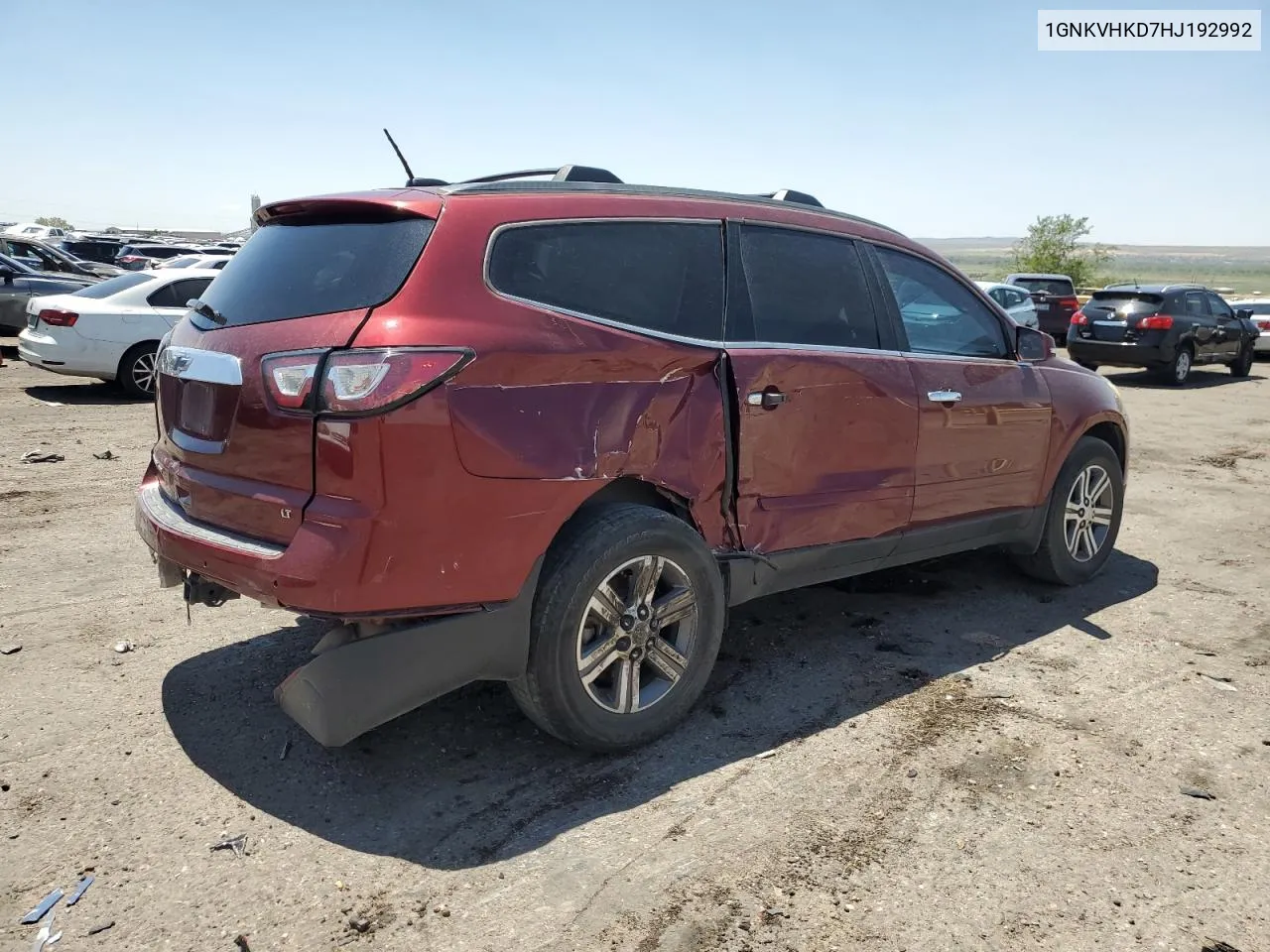 2017 Chevrolet Traverse Lt VIN: 1GNKVHKD7HJ192992 Lot: 65667314