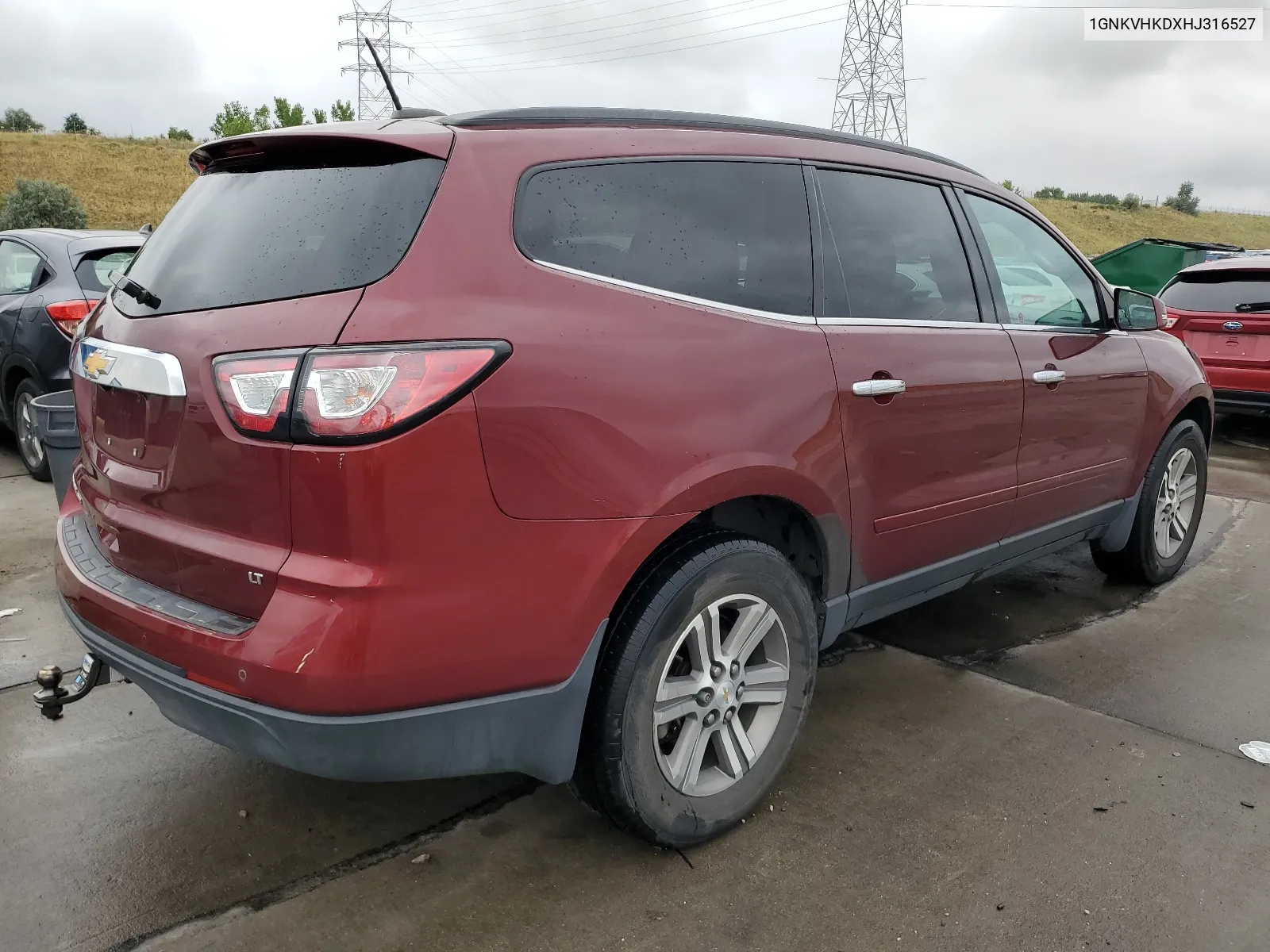 2017 Chevrolet Traverse Lt VIN: 1GNKVHKDXHJ316527 Lot: 66516364