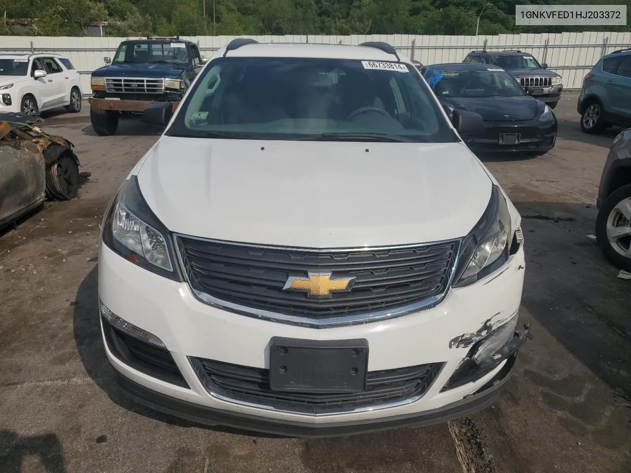 1GNKVFED1HJ203372 2017 Chevrolet Traverse Ls