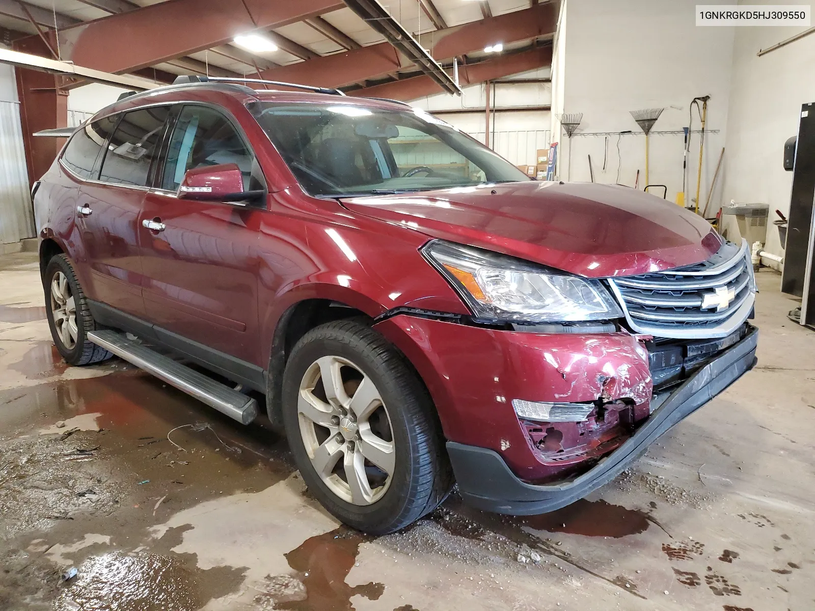 2017 Chevrolet Traverse Lt VIN: 1GNKRGKD5HJ309550 Lot: 66757884