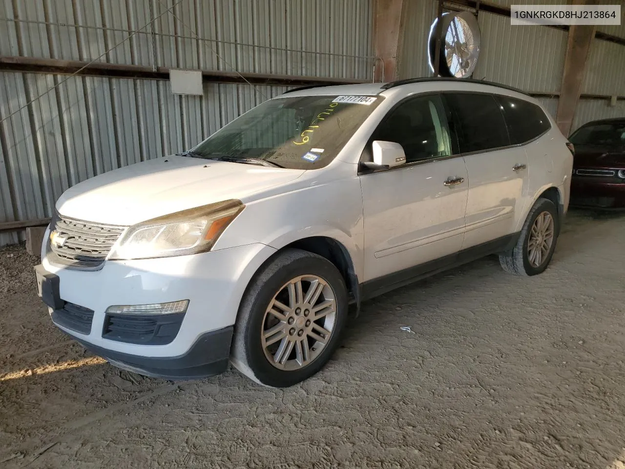 2017 Chevrolet Traverse Lt VIN: 1GNKRGKD8HJ213864 Lot: 67177104