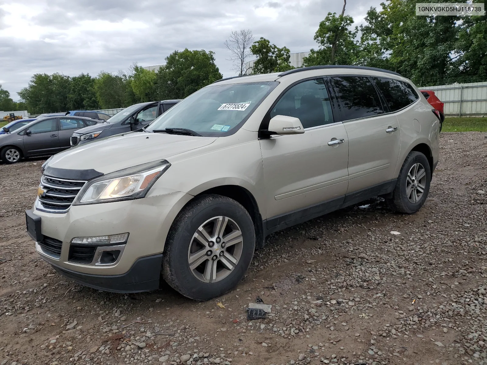 1GNKVGKD5HJ118738 2017 Chevrolet Traverse Lt