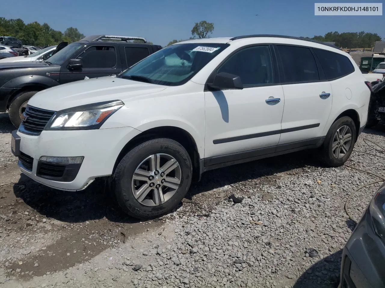 2017 Chevrolet Traverse Ls VIN: 1GNKRFKD0HJ148101 Lot: 67562684