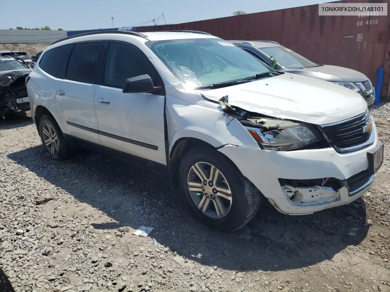 2017 Chevrolet Traverse Ls VIN: 1GNKRFKD0HJ148101 Lot: 67562684