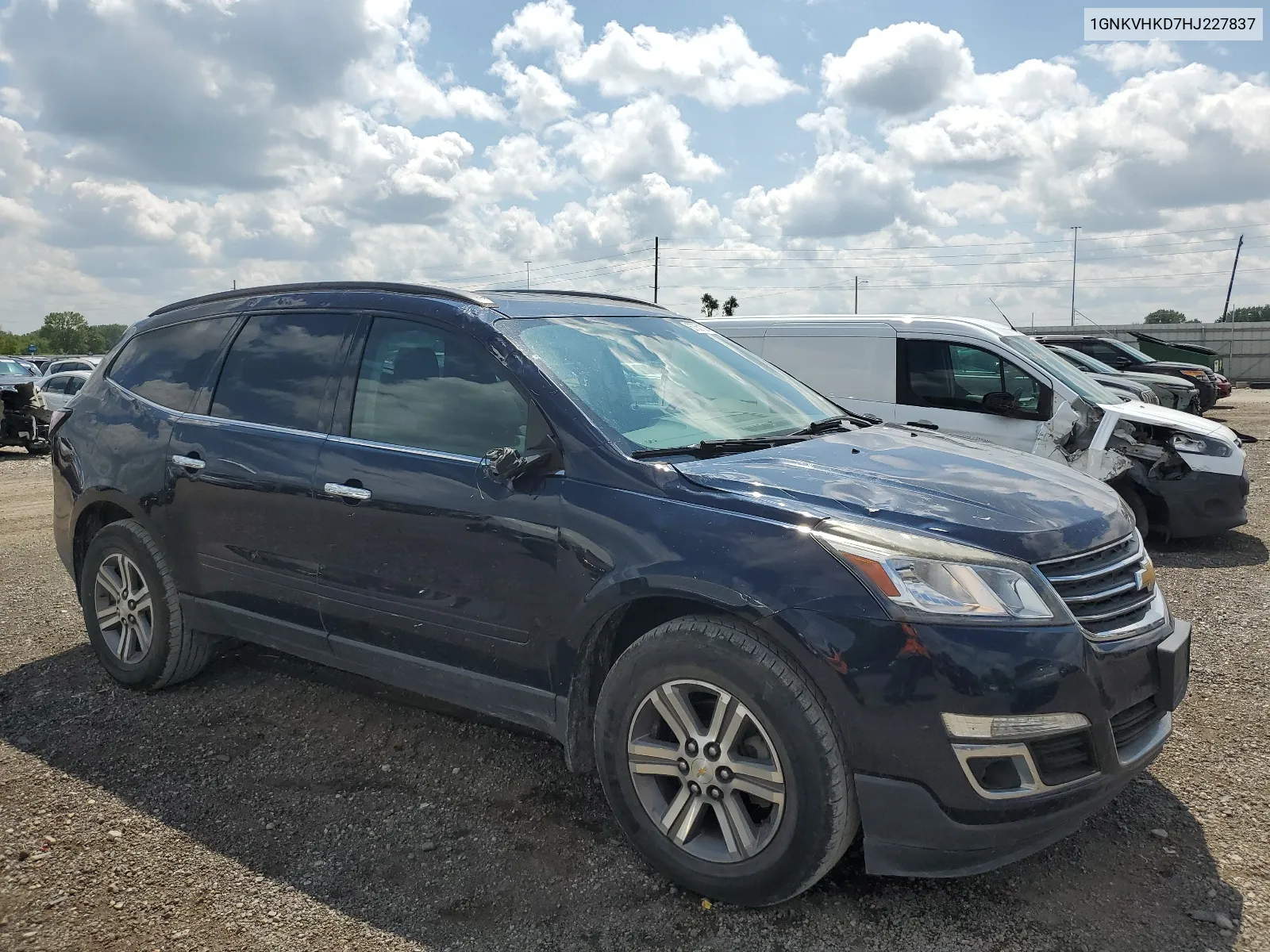 1GNKVHKD7HJ227837 2017 Chevrolet Traverse Lt