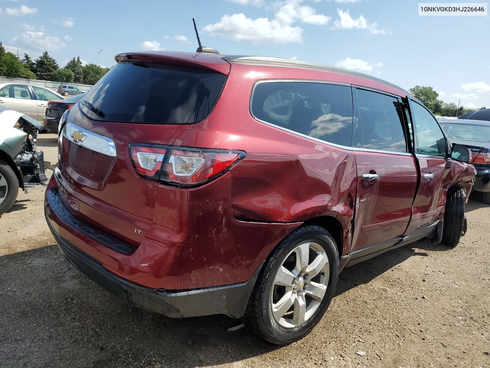 1GNKVGKD3HJ226646 2017 Chevrolet Traverse Lt